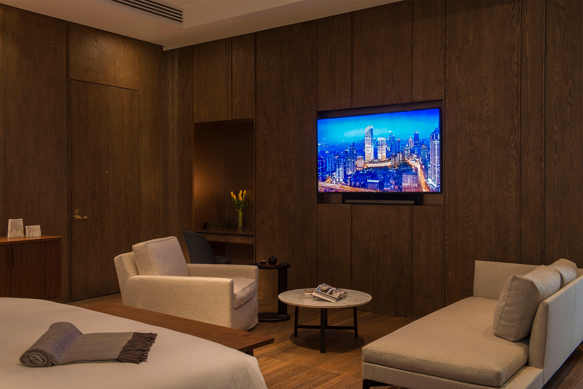The Sukhothai Shanghai The Attic Bedroom